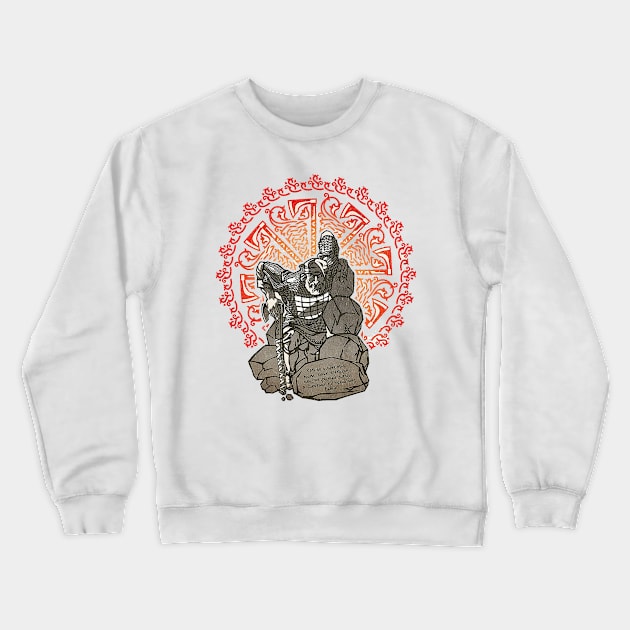 Guardian of rock Crewneck Sweatshirt by Art Empire